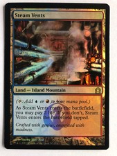 Mtg Magic the Gathering Return to Ravnica Steam Vents FOIL