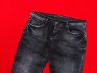 Philipp Plein Men Faded Gray Distressed Jeans Size 36 / 52 Garment Dyed Pants