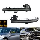 Black Lens Wing Mirror Dynamic LED Indicator Signal Light For BMW X3 F25 X4 F26