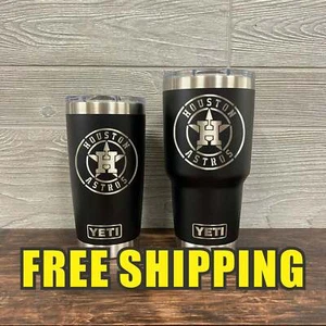Houston Astros Personalized Custom Engraved Tumbler cup - YETI 20oz or 30oz - Picture 1 of 7