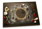 Kitchen Food & Drink Brown CANVAS FLOATER FRAME Wall Art Print Picture