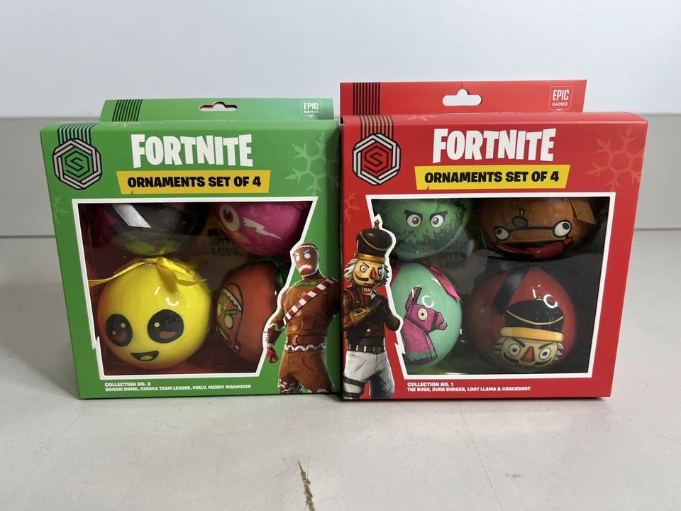 Epic Games Fortnight Ornaments Collection Vol. 1 Set of 4 The Bush Loot Llama
