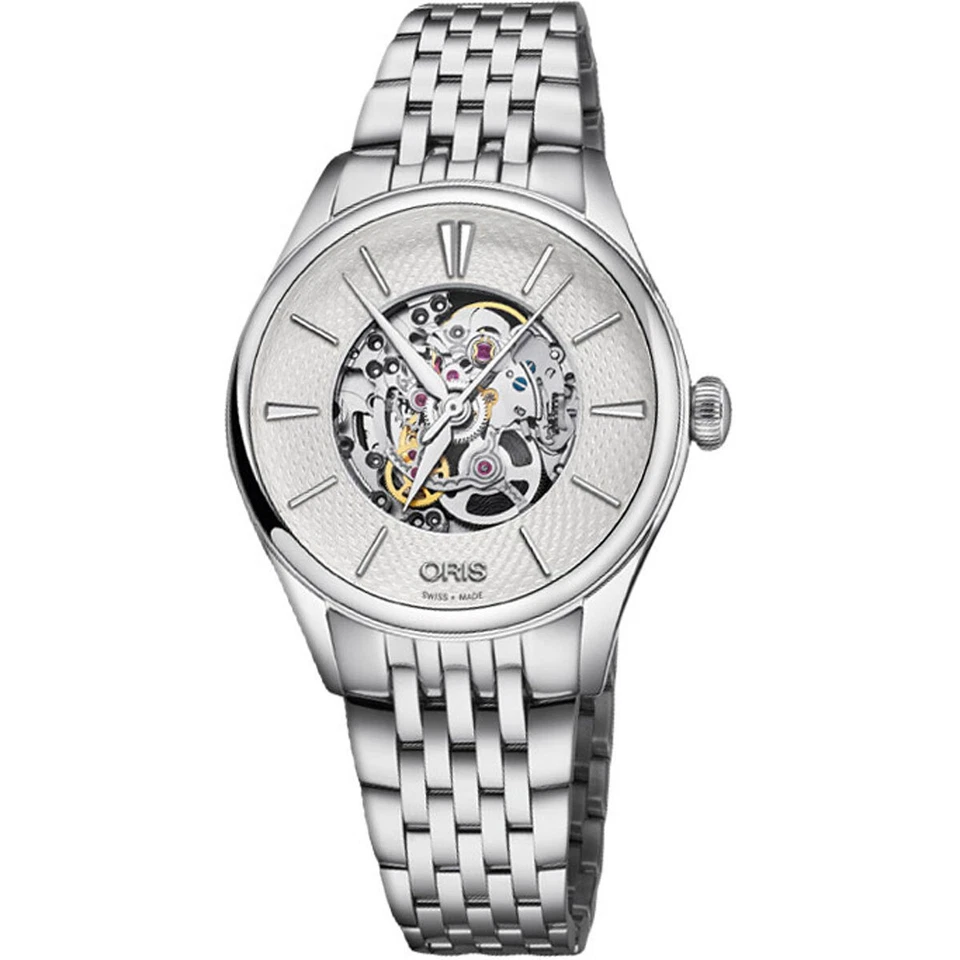 Oris Women's Artelier Watch Automatic Silver Steel Bracelet 01 560 7724 4051MB - Image 1 of 1