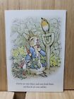 The World Of Peter Rabbit ??1996 Tempo #5 " Peter Rabbit Page 4" Trading Card??