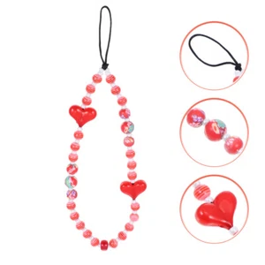 Mobile Phone Chain Lanyard Colorful Beaded Cellphone Charm Strap - Zdjęcie 1 z 12