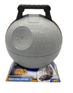Mattel Star Wars Death Star Play Case Hot Wheels 2014 Holds 10 Starships - Picture 1 of 4