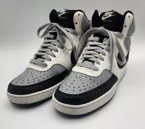 Nike Court Vision Next Nature Mid - Size Men's 9 Gray Black and White - Picture 1 of 19