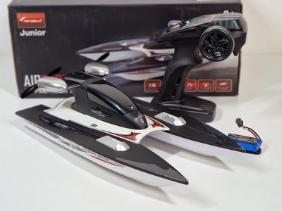 Amewi 26094 Rc Propeller Speedboat RTR 2.4Ghz 20KM/H Rc Boot Katamaran Schwarz - Bild 1 von 4
