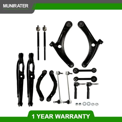 Front Rear Control Arms Tierods Sway Bars  For Jeep Compass 14pc 2007-2017 Foto 1 de 4