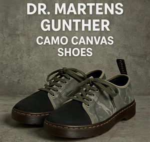 Dr. Martens Gunther Camo Canvas Shoes Women’s US 8 / EU 39 Unisex - Picture 1 of 8