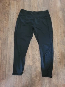 High Waisted Leggings with Pockets Workout Yoga Pants Size 3XL Black - Picture 1 of 5