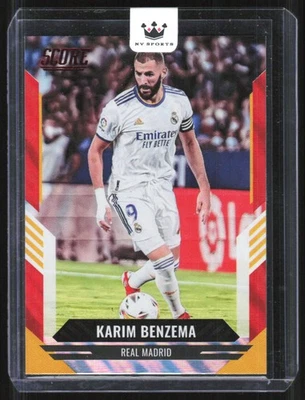 2021 Score FIFA Red Lava Karim Benzema Real Madrid CF #107 - Image 1 of 2