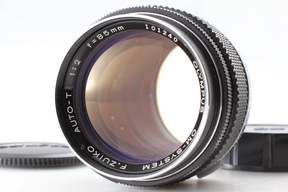 [N MINT /Cap] Olympus OM-System F.Zuiko Auto-T 85mm f2 Portrait Lens FROM JAPAN - Image 1 of 4