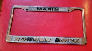 RAR Oldtimer BMW HÄNDLER Kennzeichenrahmen Marin CA SONNEN E30 - Bild 1 von 2