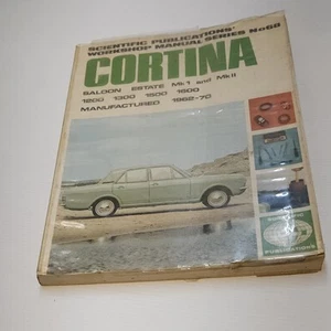 Cortina Mk1-Mk2 Workshop Service Repair Manual Gregory's No 68 - Picture 1 of 4