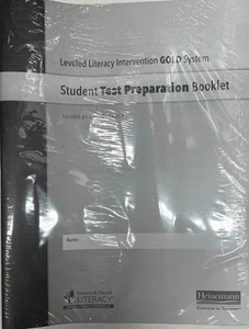 Fountas & Pinnell Leveled Literacy Intervention Gold Set of 16 Test Preparation - Imagen 1 de 8