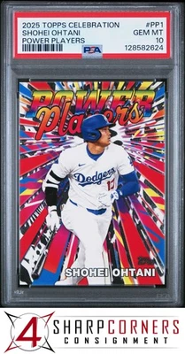 2025 TOPPS MEGA CELEBRATION BOX POWER PLAYERS #PP1 SHOHEI OHTANI PSA 10 - Image 1 of 3
