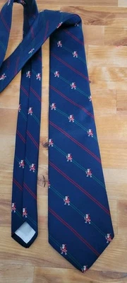 Corbata de colección Brooks Brothers Makers Navidad Papá Noel para hombre azul seda 3,25 x 56 Foto 1 de 3