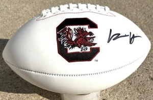 KEVIN HARRIS Gamecocks SIGNED Football JSA COA SOUTH CAROLINA - Picture 1 of 2