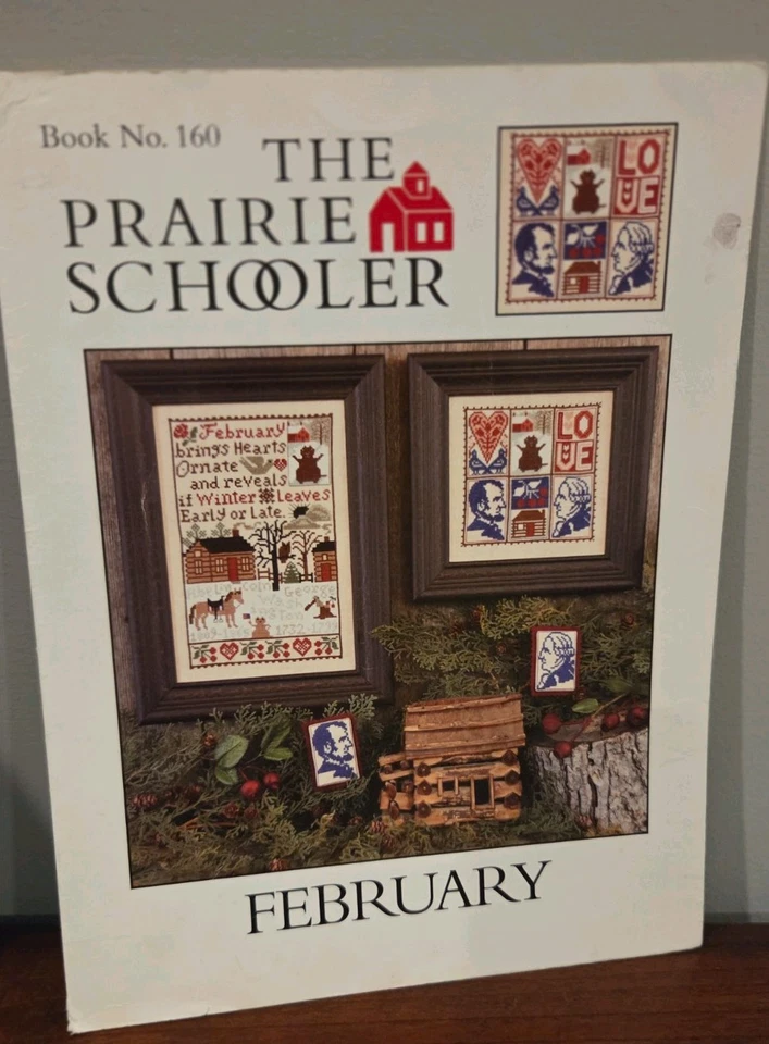The Prairie Schooler "February" Cross Stitch Chart Booklet #160 - Image 1 of 3