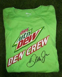 Dale Earnhardt Jr Womens Large Mountain Dew Shirt - Picture 1 of 1