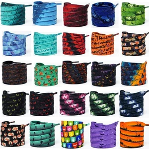 Fashion Cartoon Shoelaces Halloween Pattern Shoelace Rope Casual Shoelaces - Picture 1 of 41