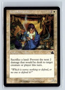 TROUBLED HEALER – MTG Magic the Gathering Card – Prophecy – Common - Picture 1 of 6