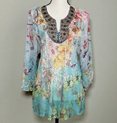 Blusa Top Mushka de Sienna Rose, Inc Talla Pequeña Cuentas Transparente Bebé Muñeca Y2K Hada Foto 1 de 4