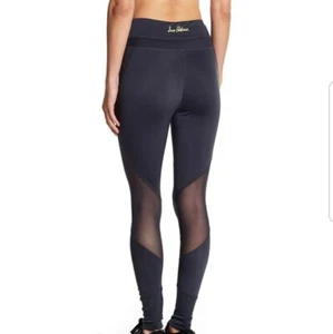 Sam Edelman Diamond Mesh Leggings in Charcoal - Picture 1 of 9