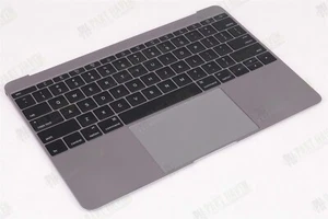 Top Case Keyboard Track Pad || 12" MacBook Early 2016 A1534 || Space Gray - Picture 1 of 5