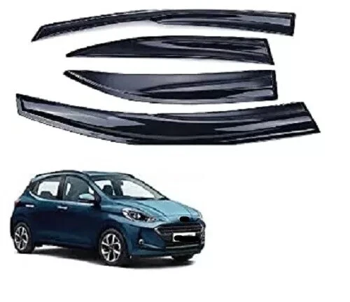 Car Rain Wind Door Visor Non Breakable Deflector FOR Hyundai Grand Grand I-10 Foto 1 de 4