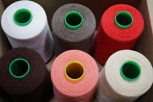 SK3 (40€/kg) 1500g SUPERSOFT MERINO SCHURWOLLE KONVOLUT FARBMIX (44/2) Zwirn - Bild 1 von 14