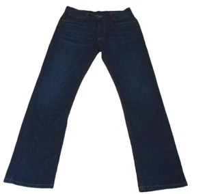 Hart Schaffner Marx Men’s Blue Jeans Size 32x32 Dark Wash Stretch Straight Leg - Picture 1 of 10