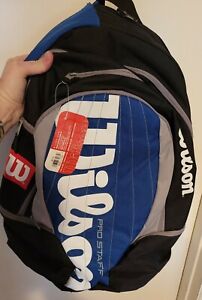 Wilson Pro Staff Tennis Pickleball Backpack Bag w/ Shoes compartment