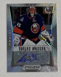 2012-13 Panini Prizm Autographs Silver #19 Anders Nilsson New York Islanders