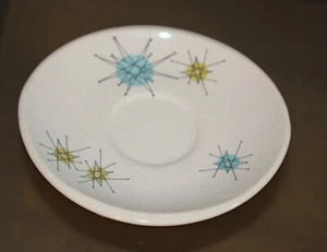 MINT Vintage Franciscan Atomic Starburst Saucer for tea/coffee cup - Picture 1 of 2