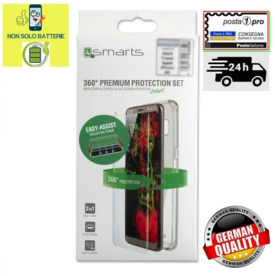 360° Premium Protection SET  PELLICOLA&COVER Easy-Assist PER APPLE IPHONE XS MAX - Immagine 1 di 4