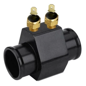 38MM 2-STAGE RADIATOR IN-HOSE ADAPTER DUAL ELECTRIC FANS TEMP-ERATURE SWITCH KIT - Foto 1 di 7