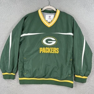 Green Bay Packers Pullover YOUTH XL 14/16 Windbreaker Jacket NFL Apparel Boys - Picture 1 of 10