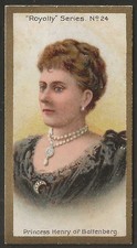 TADDY-ROYALTY SERIES 1903-#24- PRINCESS HENRY OF BATTENBERG 