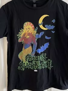 AEW Julia Hart Black T-Shirt Princess Of The Black Throne Medium - Picture 1 of 3