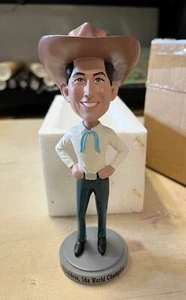 Jim Shoulders rodeo bobblehead PRCA Bull Riding champion nuovo e autentico NFR - Foto 1 di 5