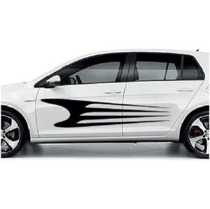 Car Side Graphics X 2 Will Fit Any Car Van Universal Stickers Decals CSG06 - Picture 1 of 2