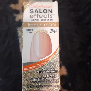 Sally Hansen Salon Effects Real Nail Polish Strips, FRENCH MANI & REVERSE FRENCH - Picture 1 of 6