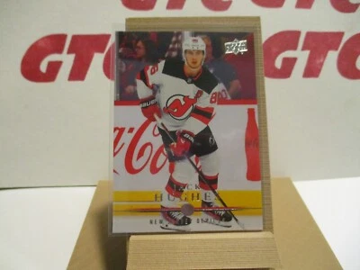 2023-24 Upper Deck Extended Series Jack Hughes Retro Throwback Card #T-12 - Image 1 of 2