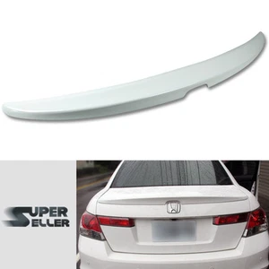 08-12 Fit For Honda Accord 8th US Model Sedan OE Trunk Spoiler Painted #NH578 - Picture 1 of 1
