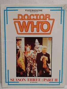 Files Magazine Spotlight on Doctor Who Season Three: Part II by John Peel