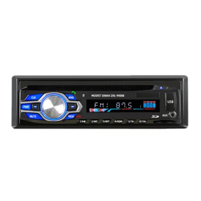 Single 1 Din FM Compatible with DVD DIVX MPEG4 VCD CD Car Radio USB Bluetooth - Image 1 of 4
