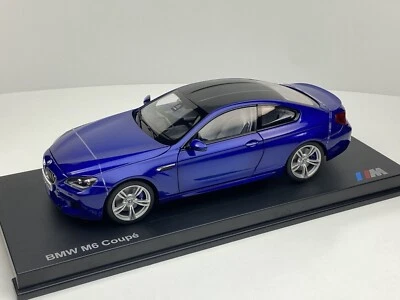 PARAGON 1/18 BMW M6 Coupé Blue RARE (AUTOART KYOSHO NOREV MINICHAMPS GTSPIRIT) - Immagine 1 di 4