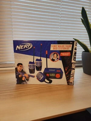 New In Box Nerf 3-Way Walkie Talkie Base Station Kit 3 Piece Set - Image 1 of 4
